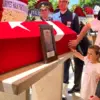 Minik Deniz’den şehit babasına son bakış